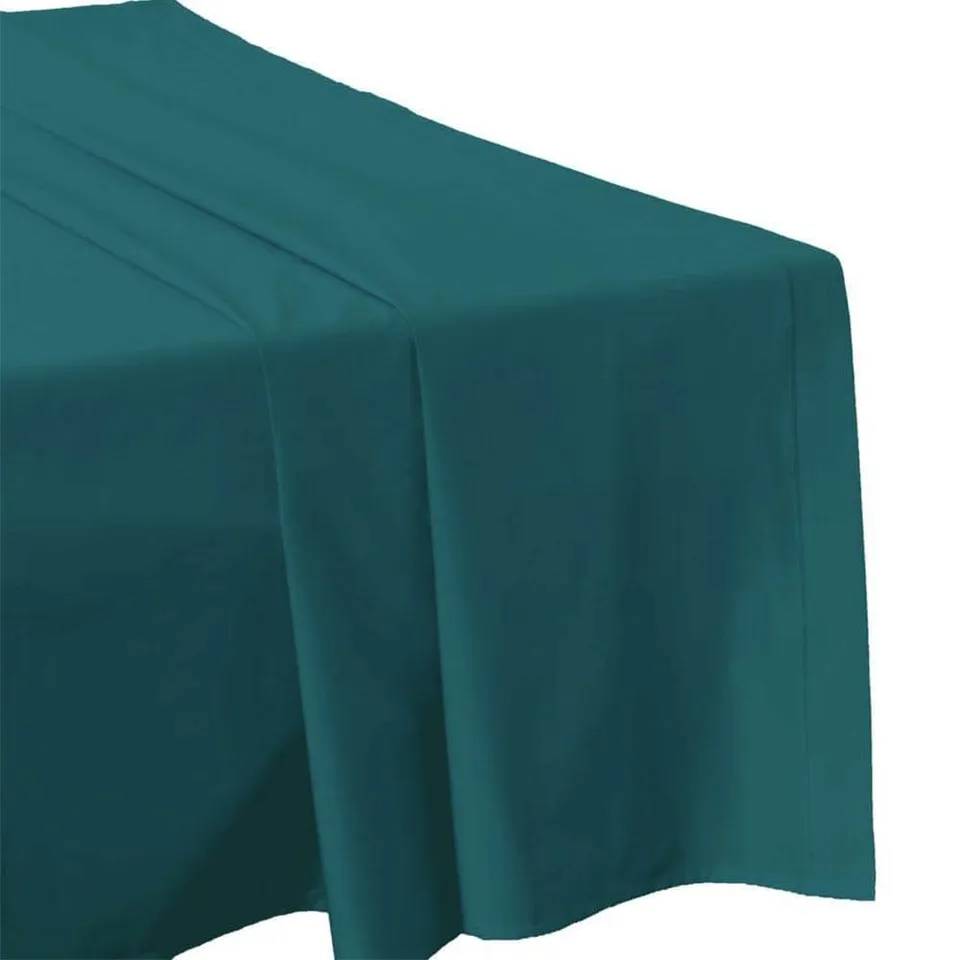 Lingorama drap plat percale 240x300 uni coton blanc