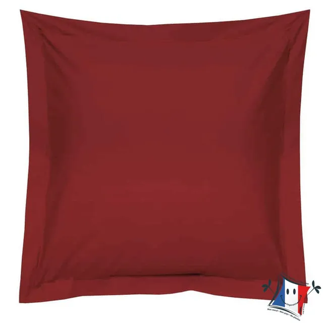 Lingorama taie oreiller 65x65 percale coton 80 fils unie