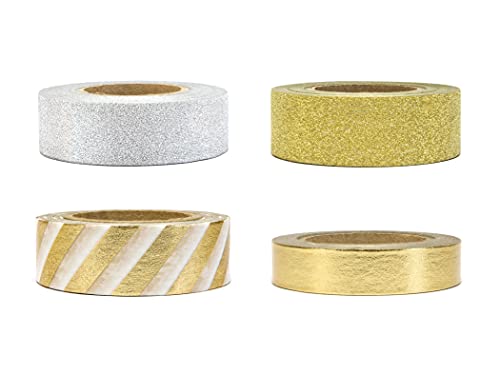 TEXPOT Deko ruban washi rouge 10 m papier adhésif Noël