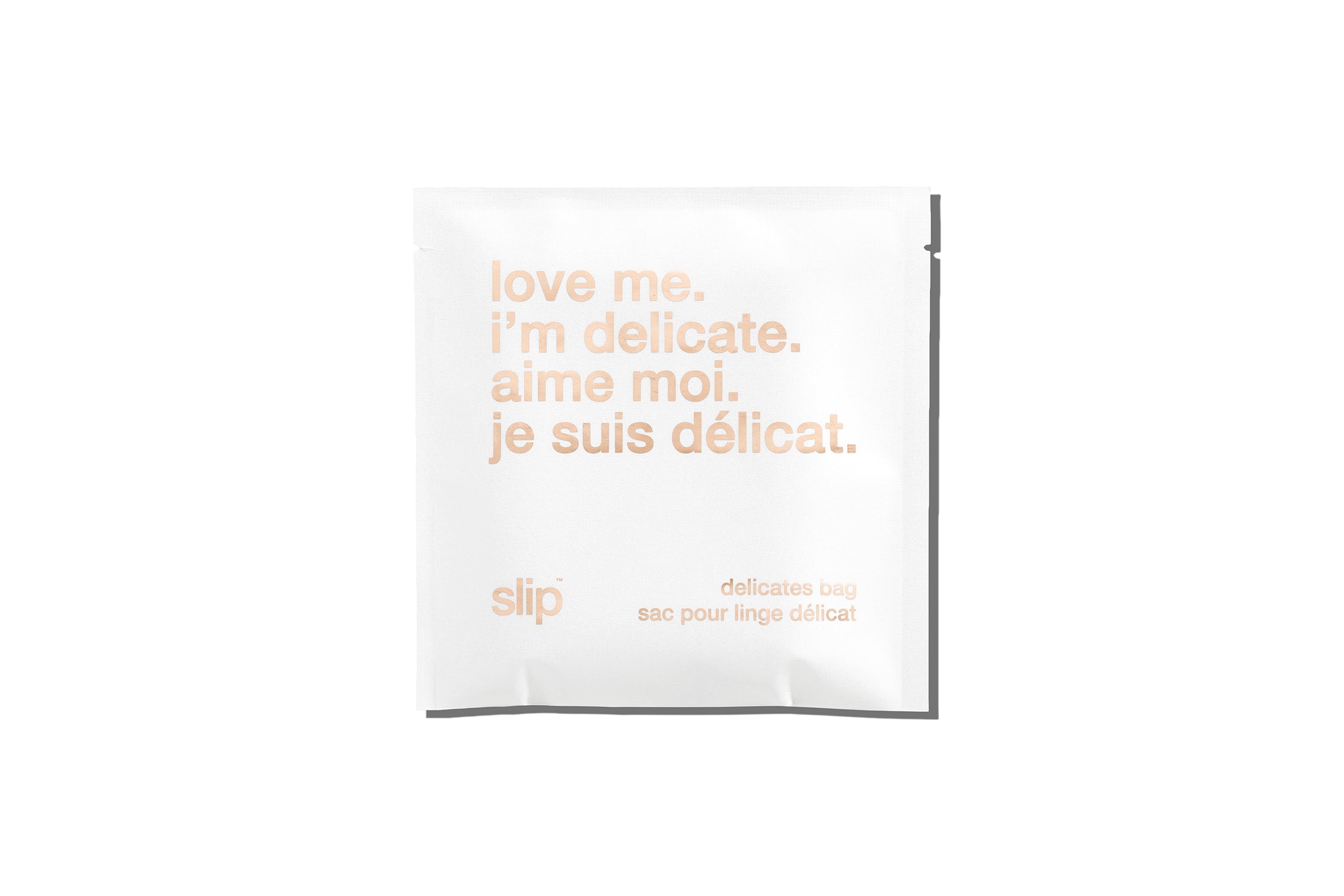 Slip Delicates Bag filet de lavage rose gold