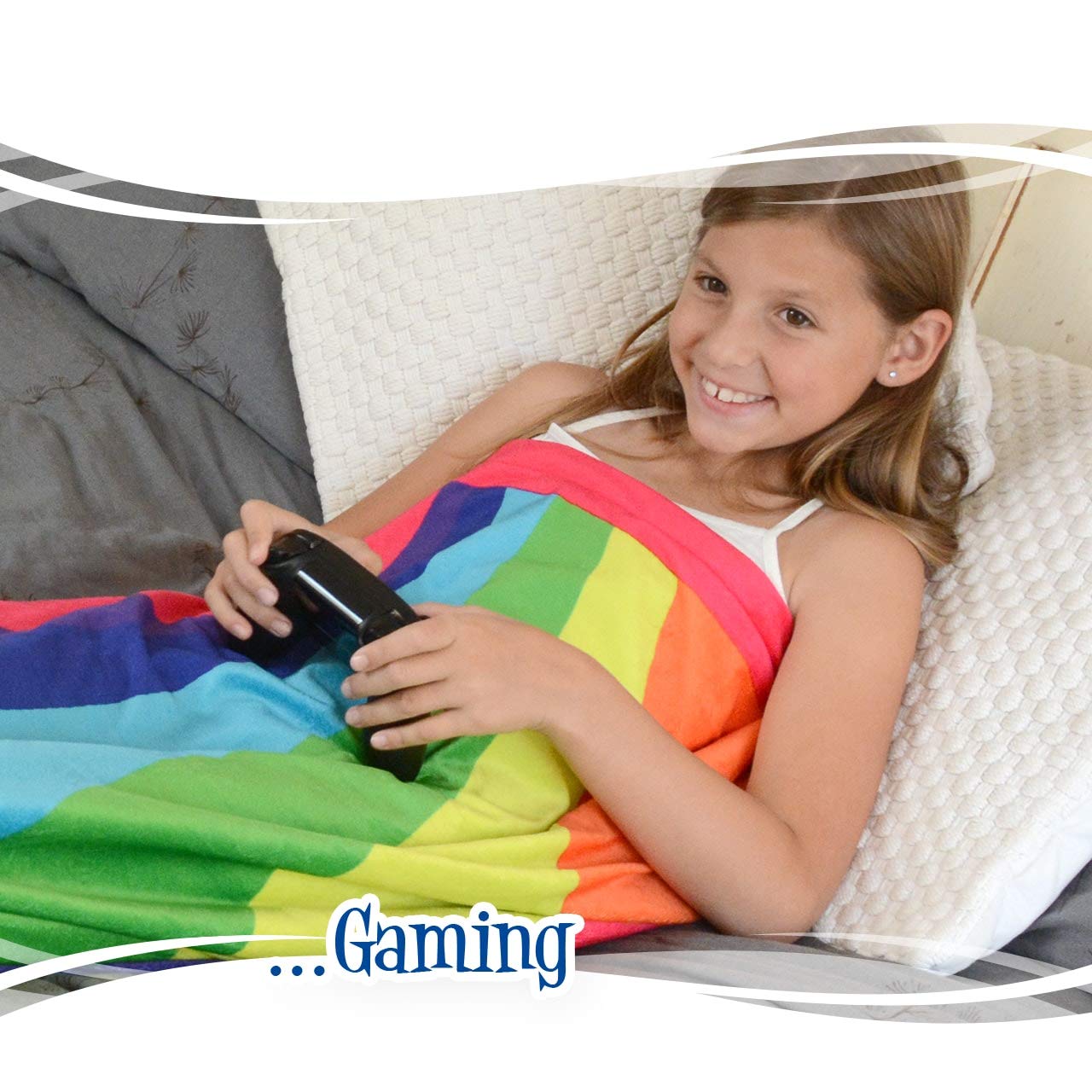 Snug Kids Snug-Rug Plaid Sirène Enfant Arc-en-ciel