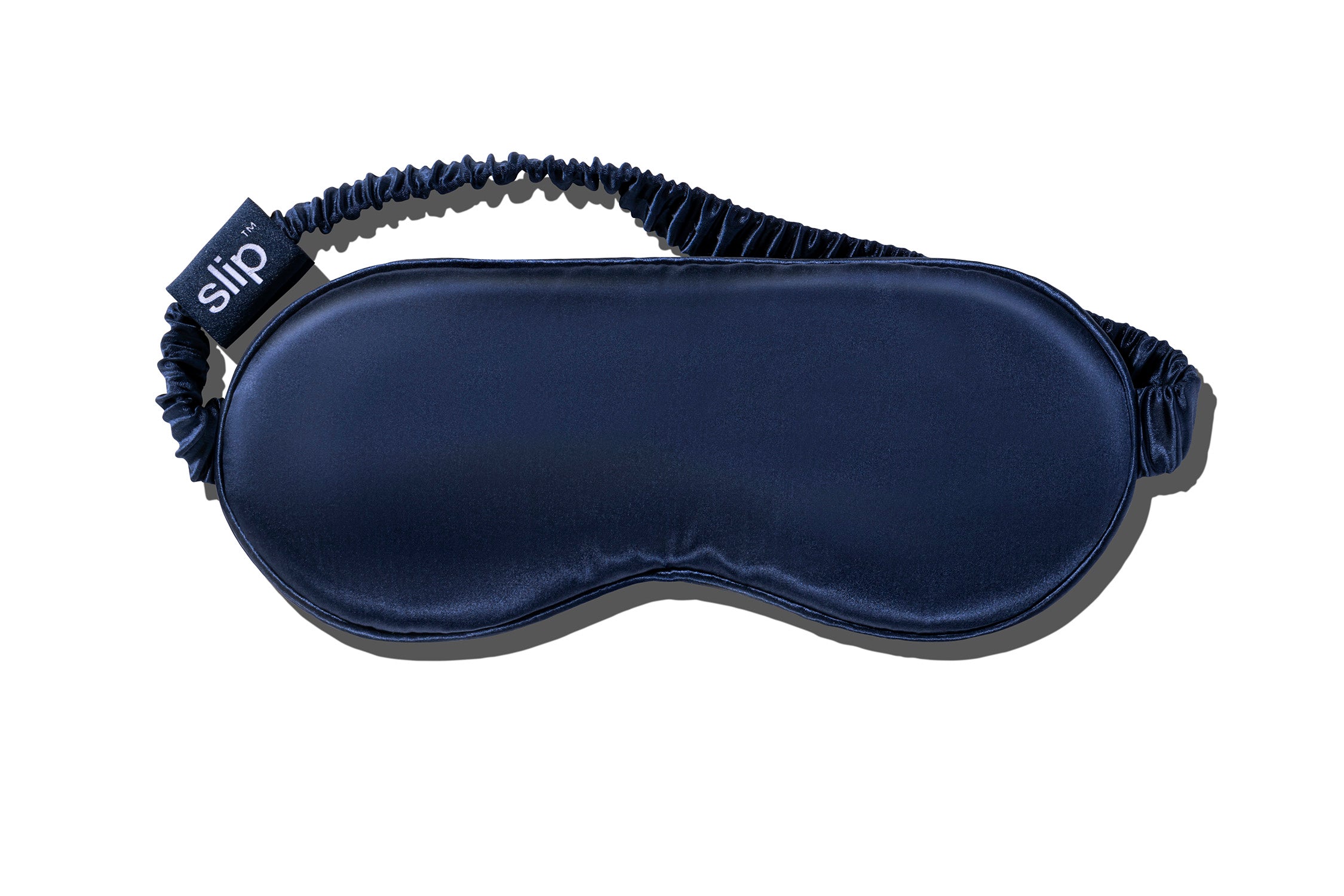 Slip Sleep Mask masque nuit soie bleu marine