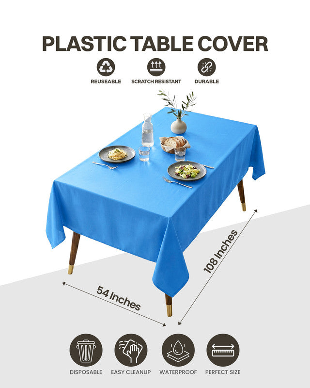 Utopia Bedding Table Linen Nappe Jetable 54x108 Noir Lot 12 plastique