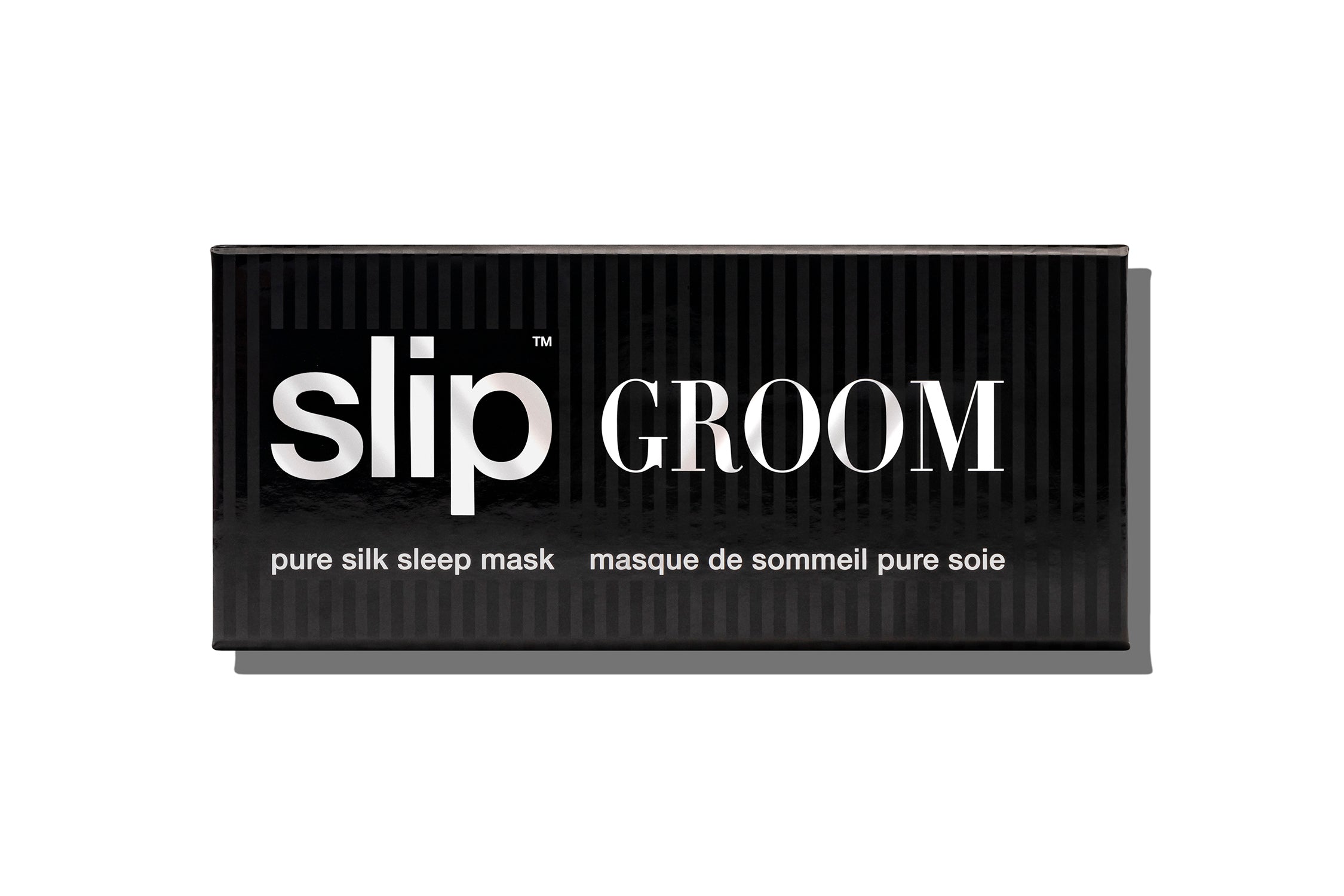 Slip Sleep Mask masque de nuit soie Groom noir