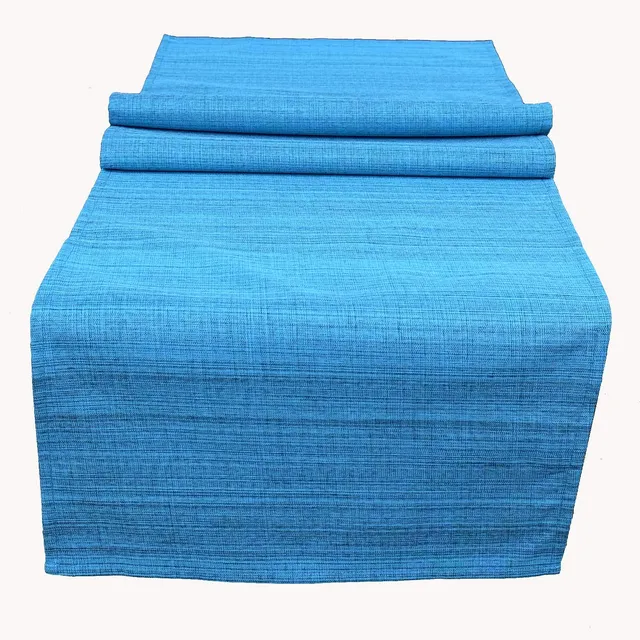 TEXPOT Gartentischdecken Nappe 40x140 turquoise polyester