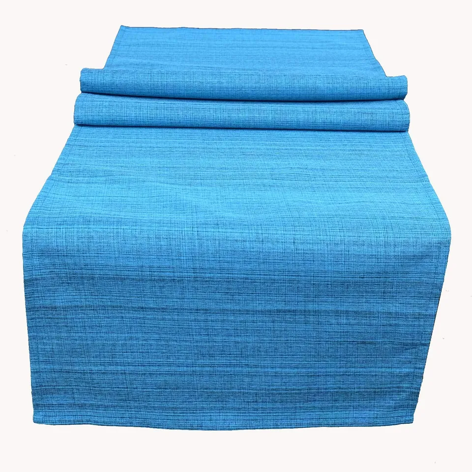 TEXPOT Gartentischdecken Nappe 40x140 turquoise polyester