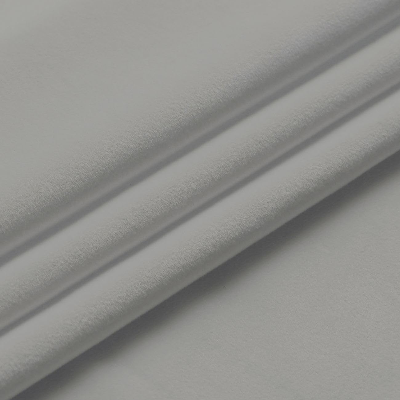 Texpot Vorhänge rideau velours gris clair opaque 140x245 cm