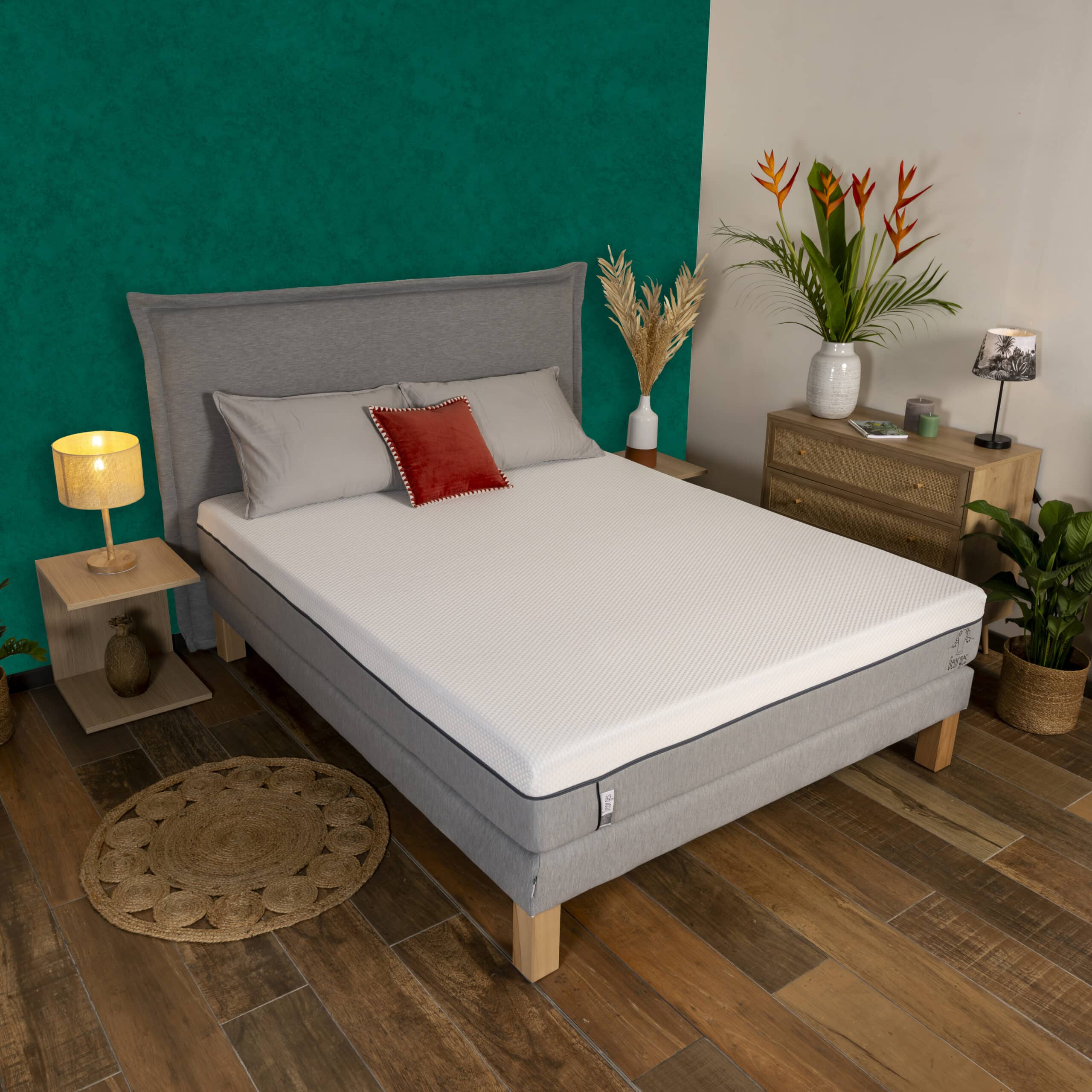 ABADIE Collection Georges Le Gris matelas hybride 25 cm ferme