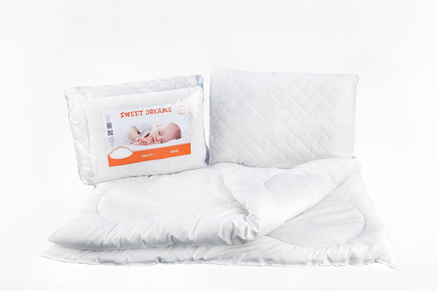 TEXPOT Kinderbettwäsche parure lit enfant blanc 100x135