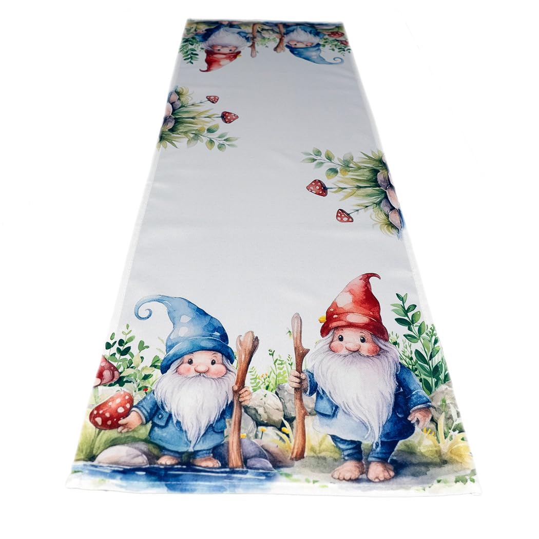 TEXPOT Tischläufer nain prairie nappe 40x110 cm blanc