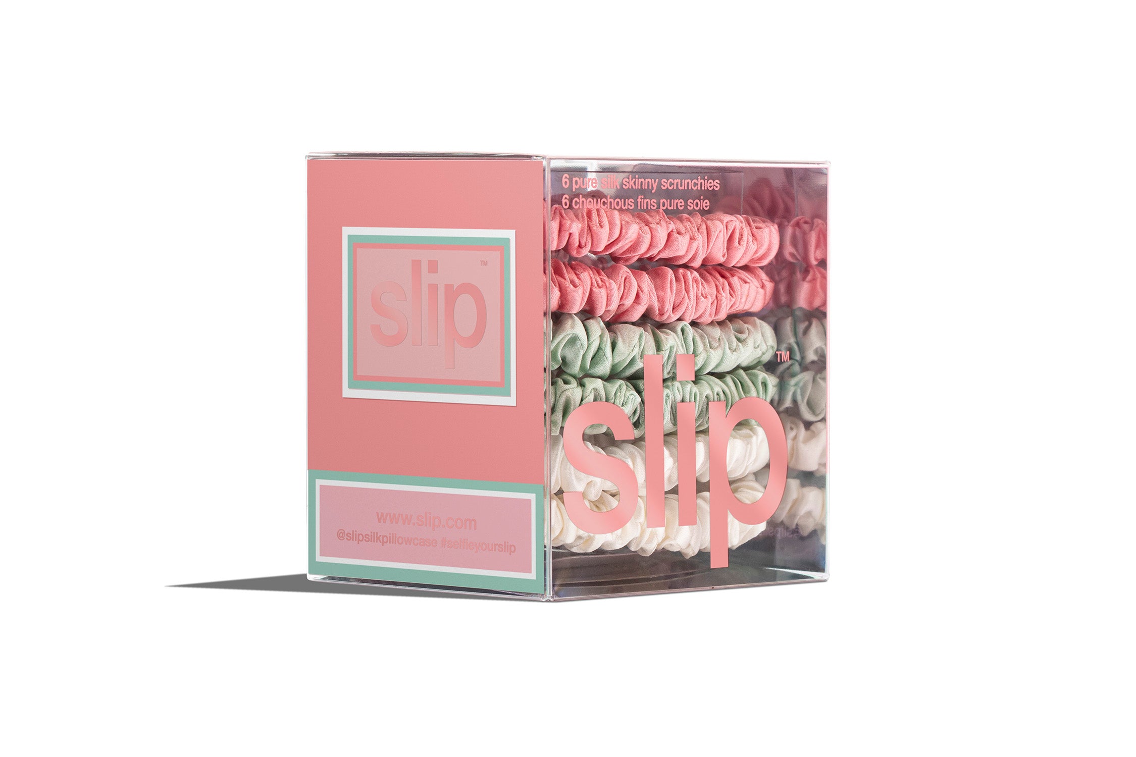 Slip Skinny Scrunchies chouchou soie bellerose lot 6