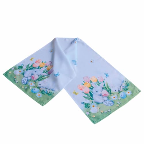 Texpot Tischdecken nappe 85x85 cm lapin Pâques imprimé