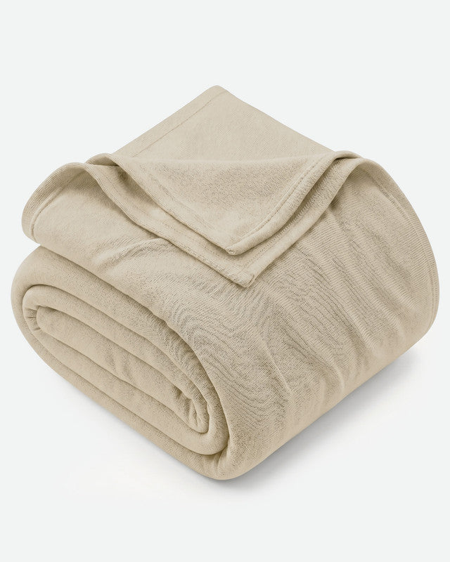 Utopia Bedding Blankets Plaid jersey Queen gris polyester
