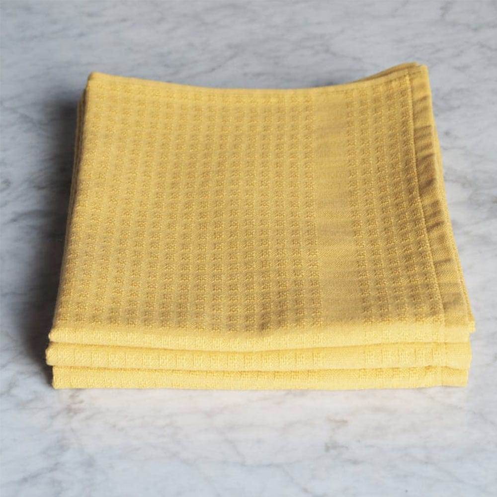 Gaufrex torchon 50x80 pur coton blanc lot de 3