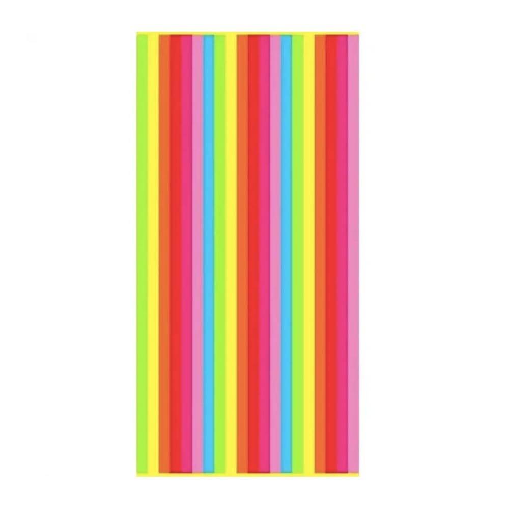 Lingorama Drap plage velours jacquard 75x150 Turquoise