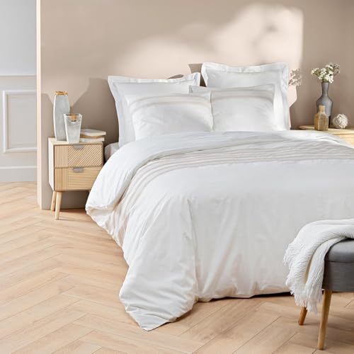 Promo Linge Opera parure lit coton 240x220 cm 3 pièces