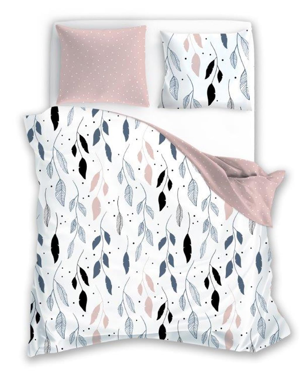 TEXPOT Bettwäsche housse de couette coton fleurs 140x200