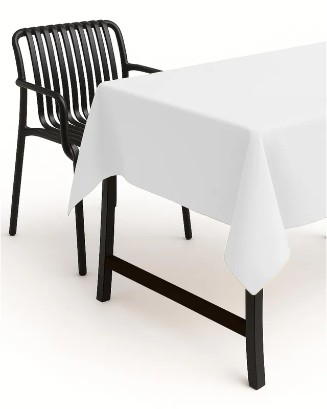 TEXPOT Gartentischdecken nappe 135x180 cm blanc anti-taches