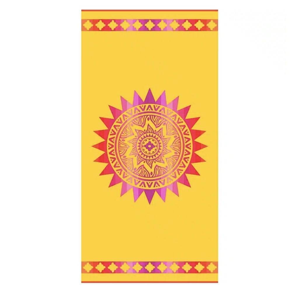 Lingorama Soleil Drap de plage velours coton 75x150