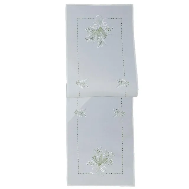 TEXPOT Tischläufer chemin de table 40 x 140 cm muguet