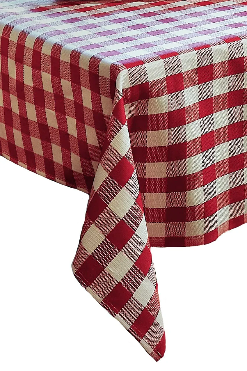 TEXPOT Servietten serviette coton chili 50x50 lot 6 carreaux
