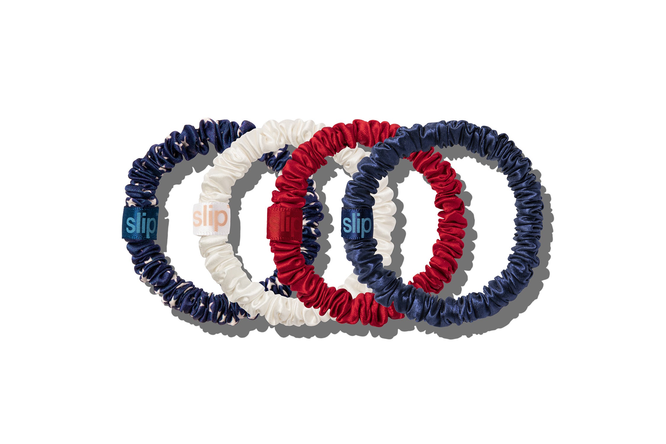Slip Skinny Scrunchies chouchou soie USA 4 pièces