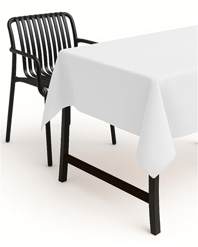 TEXPOT Gartentischdecken nappe 135x180 cm blanc anti-taches