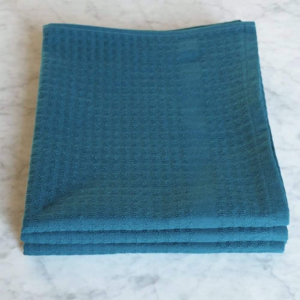 Gaufrex torchon 50x80 pur coton blanc lot de 3