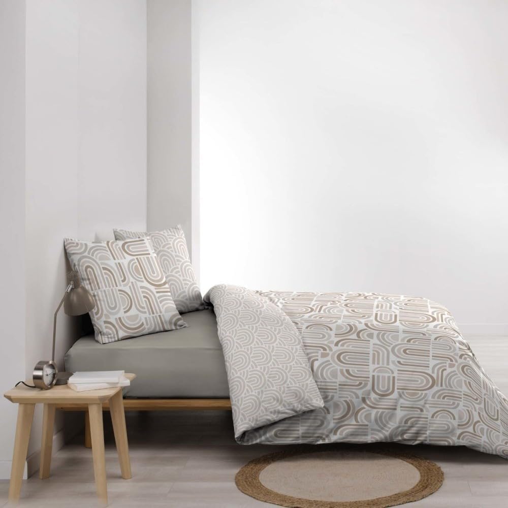 Promo Linge Pandoris parure de lit 220x240 cm microfibre imprimée