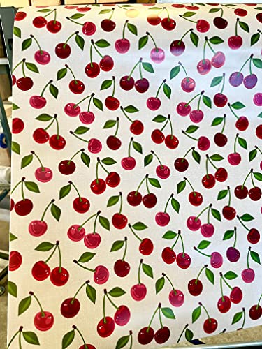 Promo Linge Sous-nappes Bulgommes nappe cerise 140x100 2,5 mm