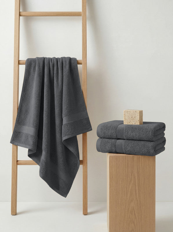 Utopia Bedding Towels serviette bain coton gris lot 6