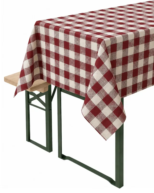 TEXPOT Servietten lot 6 serviettes 60x60 rubis coton