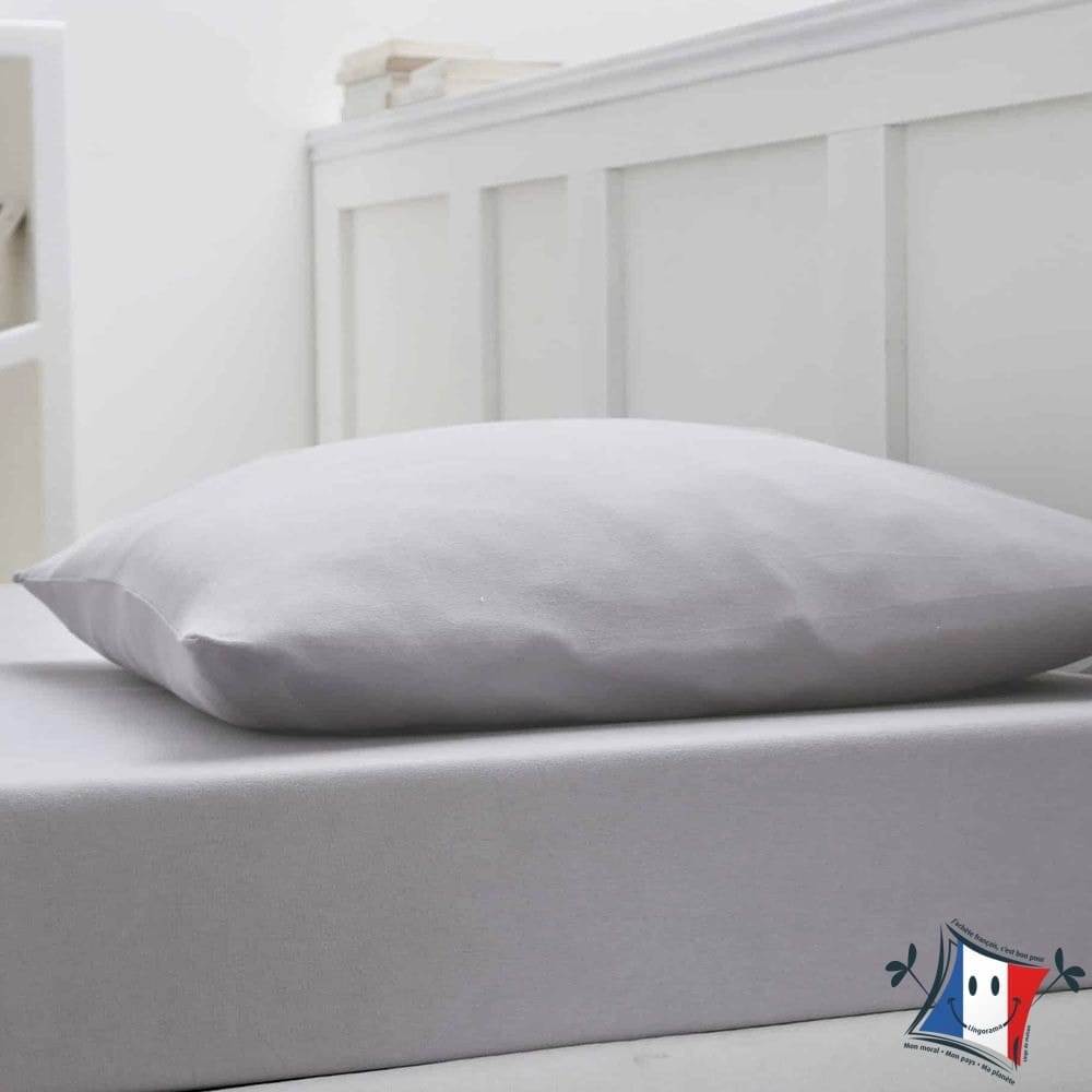 Lingorama drap-housse extensible jersey coton blanc 80x190