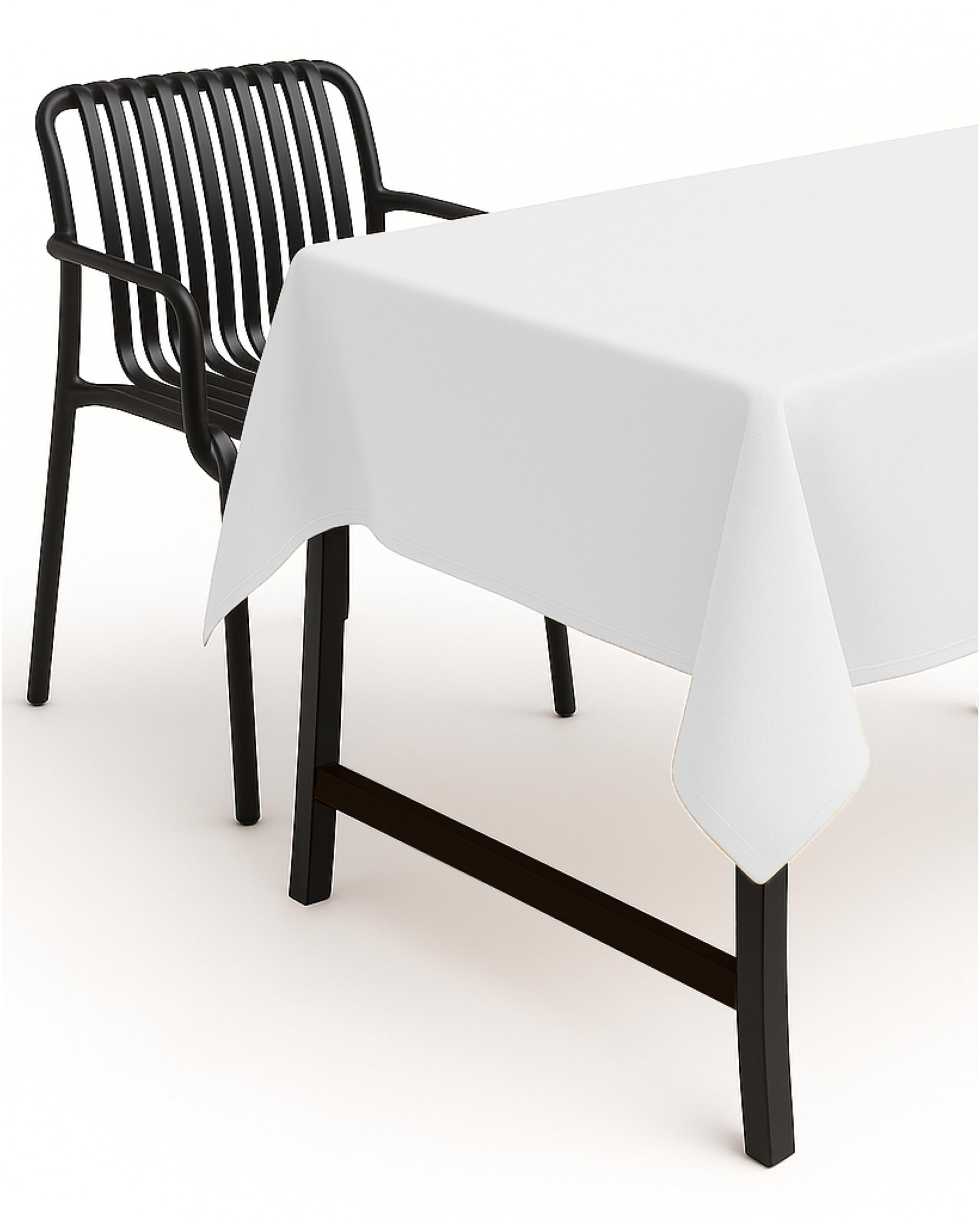TEXPOT Gartentischdecken nappe 135x180 cm blanc anti-taches