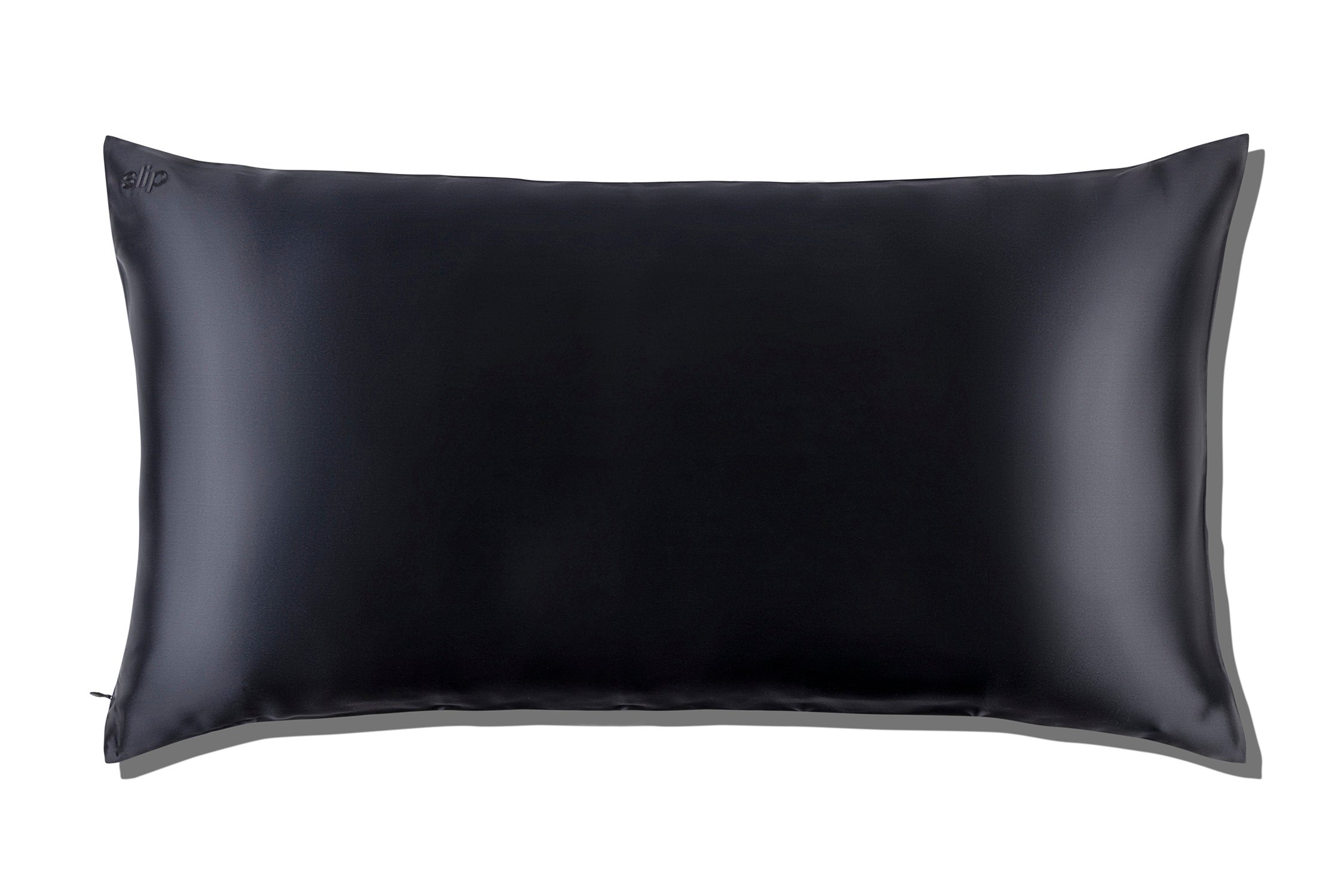 Slip King Zippered Pillowcase Black taie d'oreiller 51x91