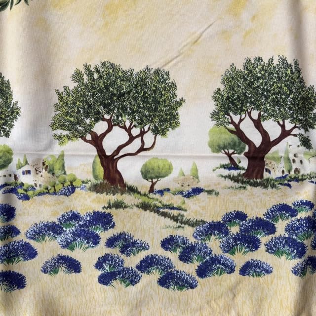 PROMO LINGE Nappes nappe rectangle jaune 180 olivier