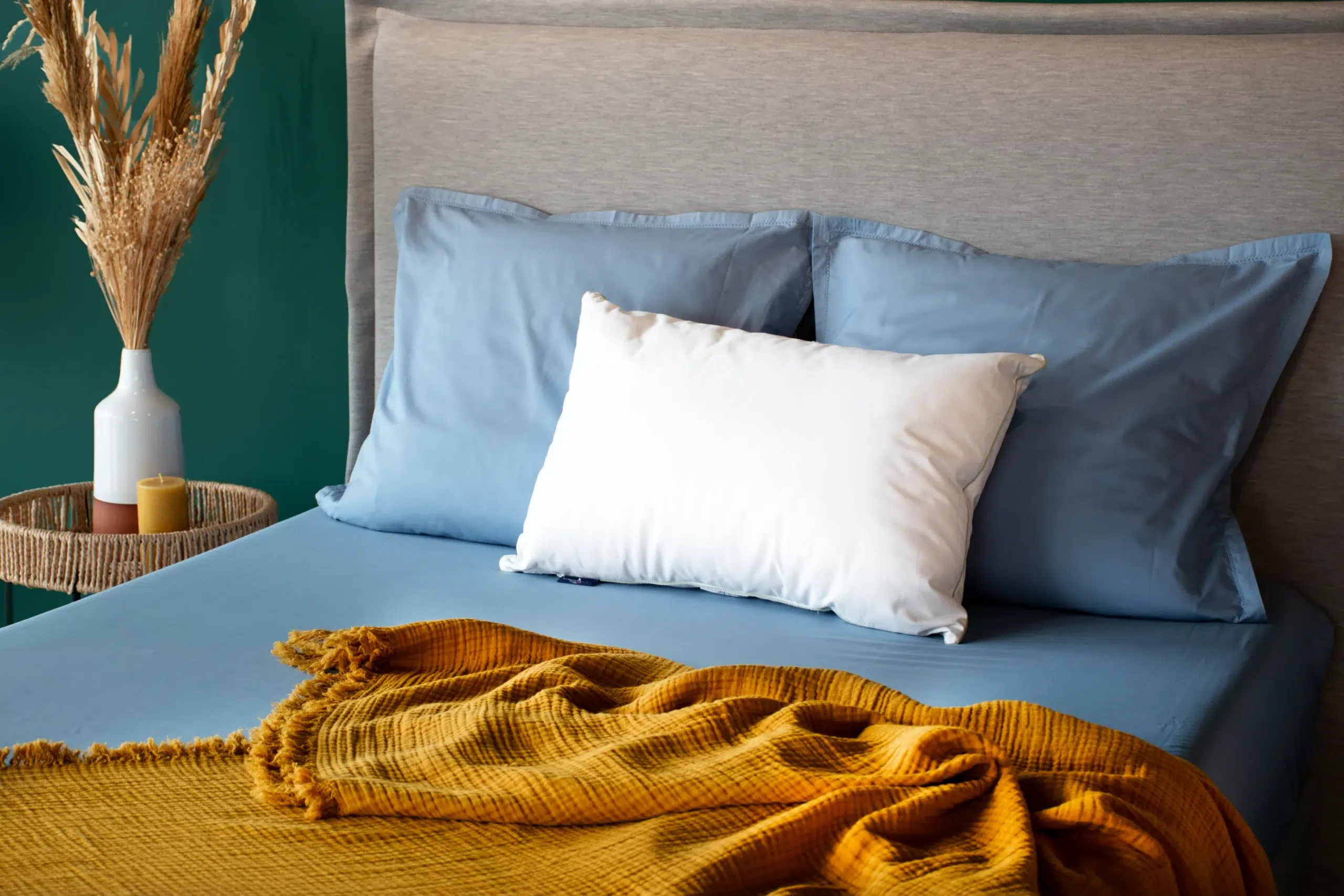 Abadie Mogulev oreiller duvet canard medium anti-acariens