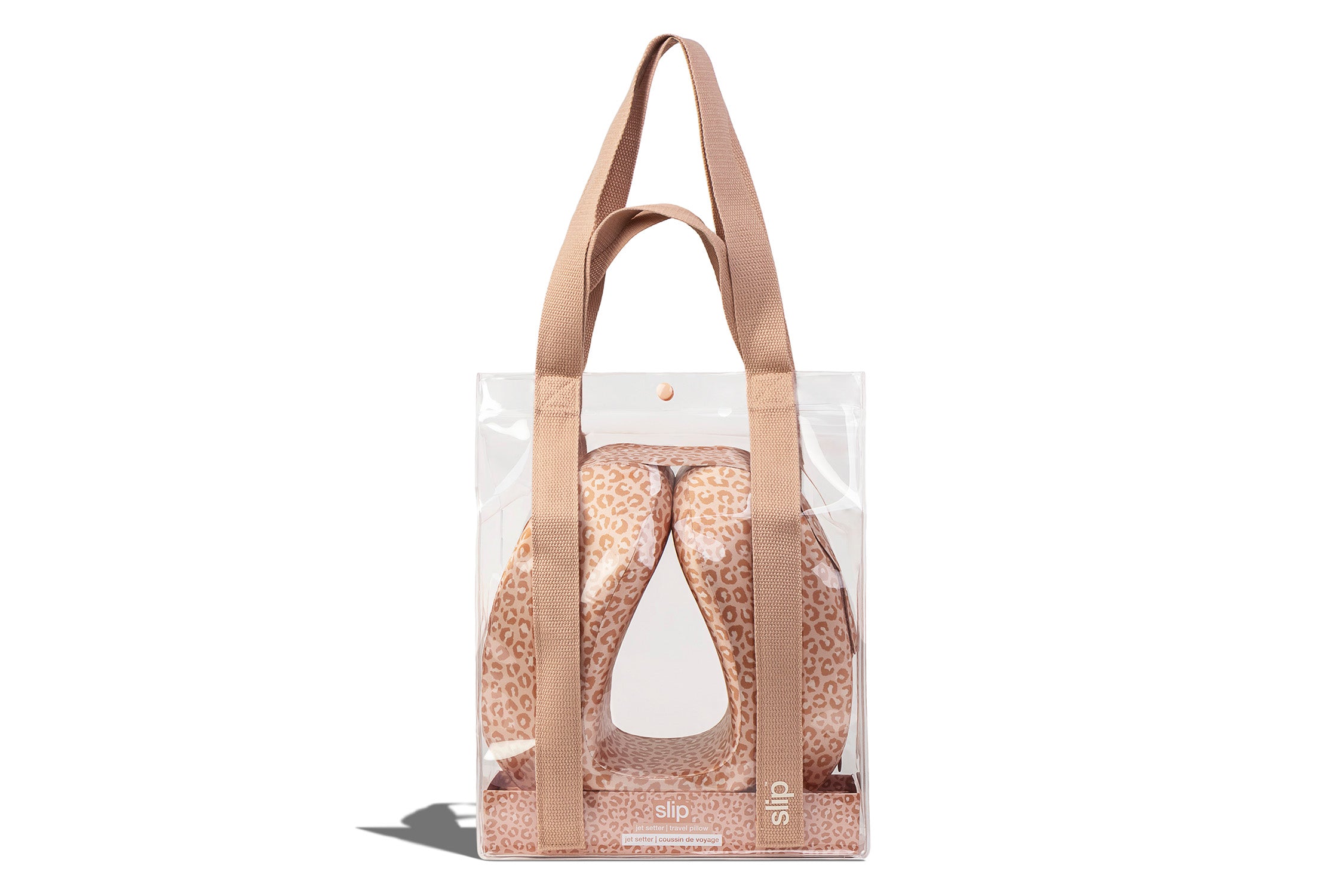 Slip Jet Setter oreiller de voyage safari soie 25x25 cm