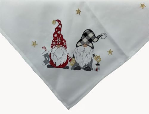 TEXPOT Tischläufer Chemin de table Noël 40x85 écru lutin