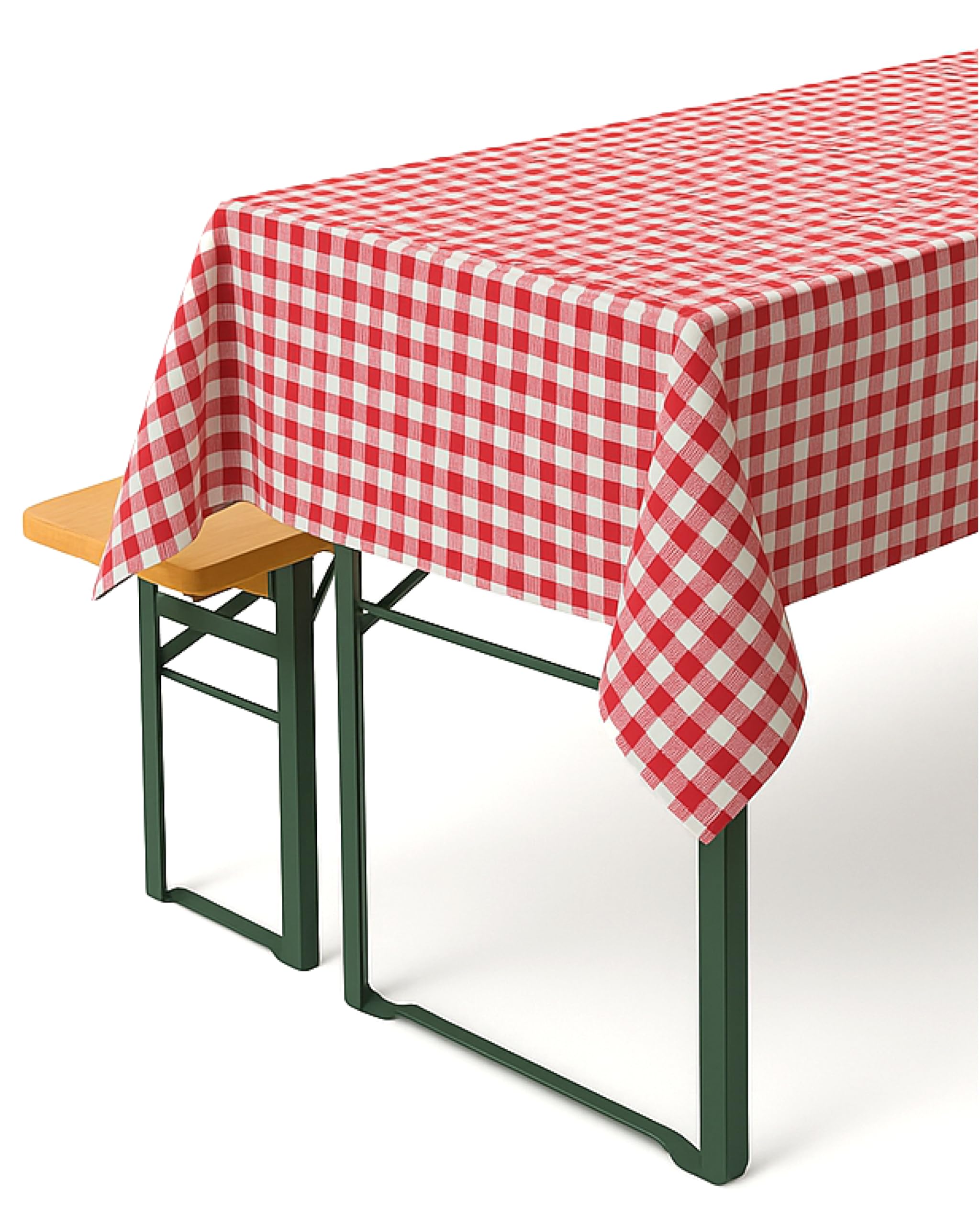 Texpot Tischdecken nappe carreaux rouge 130x170 cm