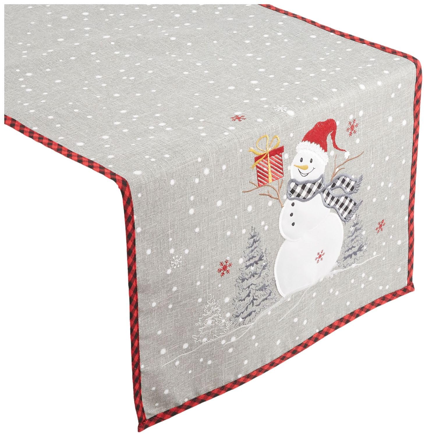 TEXPOT Tischläufer chemin de table Noël gris 40x85 cm