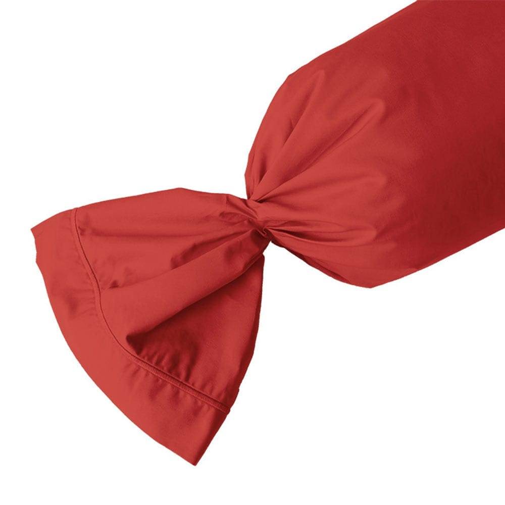 Lingorama 45x190 taie de traversin percale coton blanche