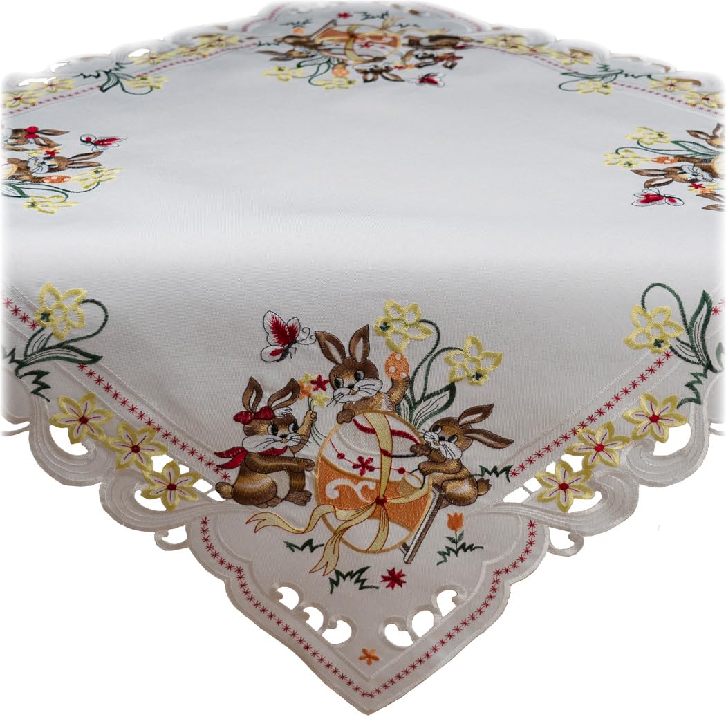 Texpot Tischläufer chemin de table 40x140 lapin Pâques