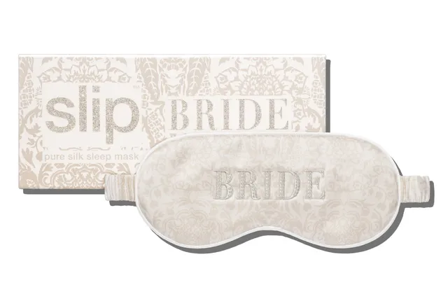 Slip Sleep Mask Masque de Nuit Bride Blanc Soie