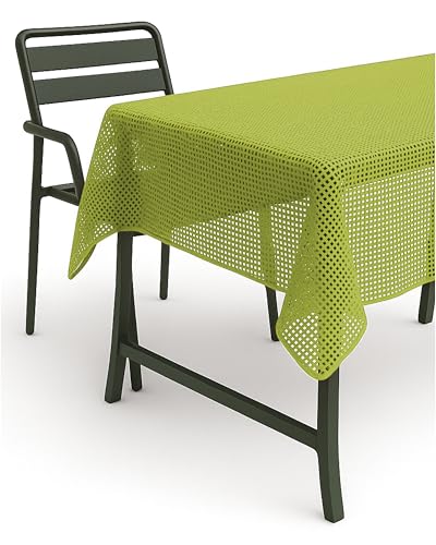 TEXPOT Gartentischdecken nappe jardin ronde 160 cm vert PVC