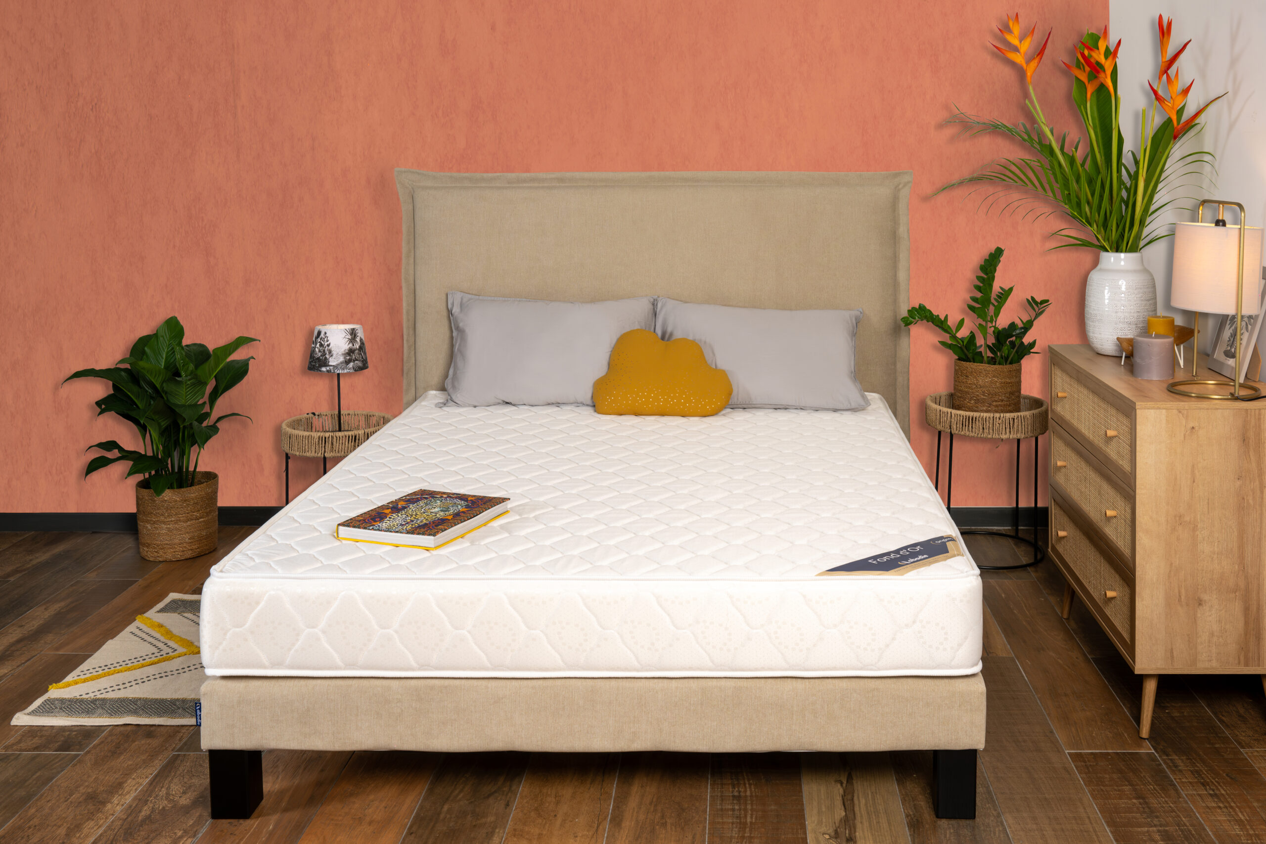 ABADIE Origines Fond d’Or matelas mousse ferme 19 cm