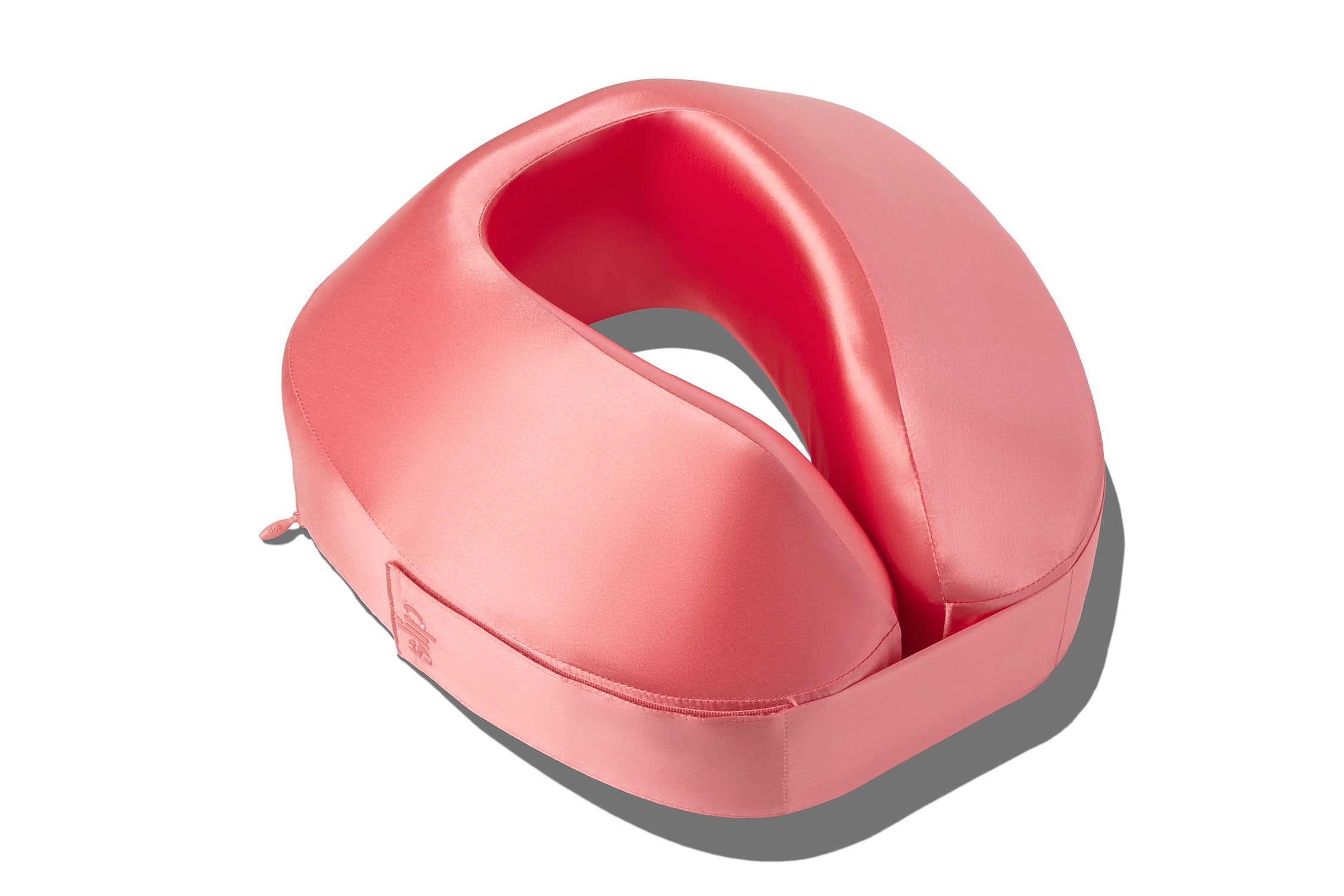 Slip Jet Setter Travel Pillow oreiller voyage Blush soie