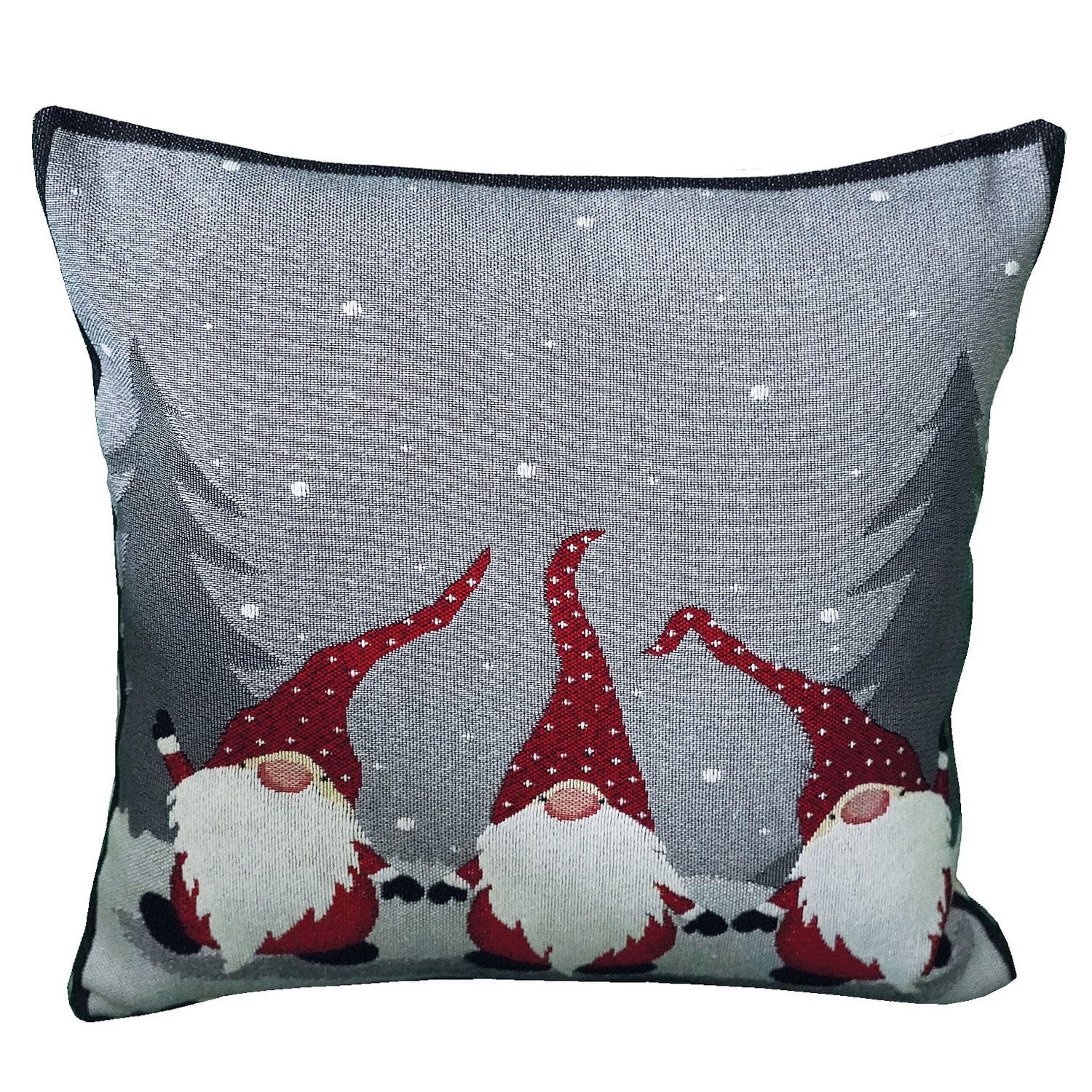 Texpot Kissenhüllen housse coussin 40x40 cm lutin sapin