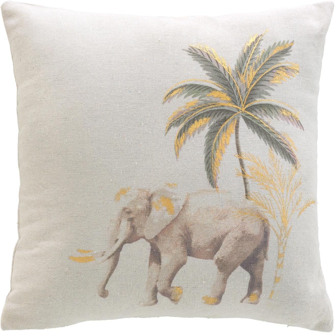 Promo Linge Saharis coussin décoratif 45x45 cm motif artistique