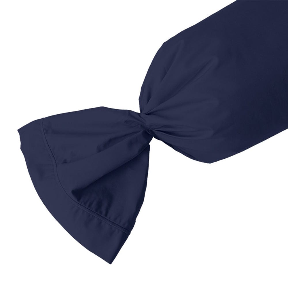 Lingorama 45x190 taie de traversin percale coton blanche
